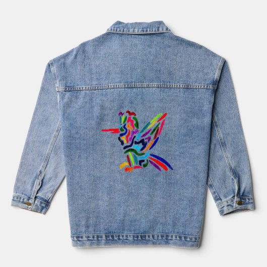 Fiesta Hummingbird Denim Jacket Jeansjacke (Rückseite)