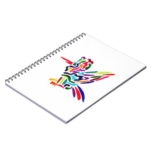 Fiesta Hummingbird-Notebook Notizblock (Linke Seite)