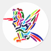 Fiesta Hummingbird Sticker (Vorderseite)