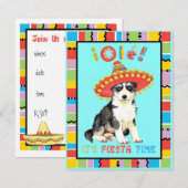 Fiesta Husky Einladung (Vorne/Hinten)