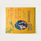 Fiesta in Mexico Engagement Party Foto Tapesta Wandteppich (Vorderseite (Horizontal))