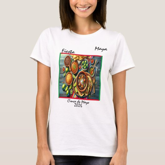 "Fiesta" individuell anpassbar T-Shirt (Vorderseite)