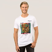 "Fiesta" individuell anpassbar Tri-Blend Shirt (Vorderseite voll)