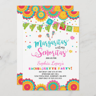 Fiesta Junggeselinnen-Abschied Einladung Señorita