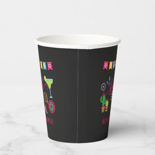 Fiesta Junggeselinnen-Abschied Paper Cup - BLK Pappbecher (Rechts)