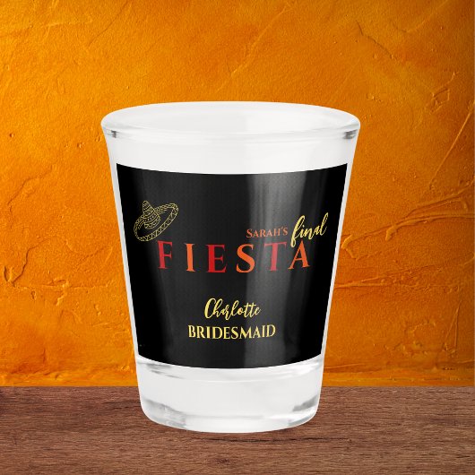 Fiesta-Junggeselinnen-Abschied Schnapsglas