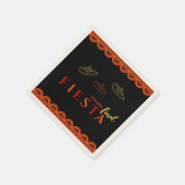 Fiesta-Junggeselinnen-Abschied Serviette (Ecke)