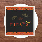 Fiesta-Junggeselinnen-Abschied Serviette