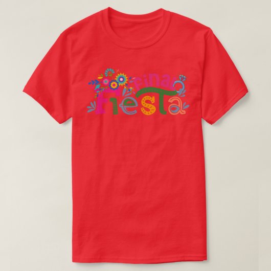 Fiesta-Junggeselinnen-Abschied T-Shirt (Design vorne)