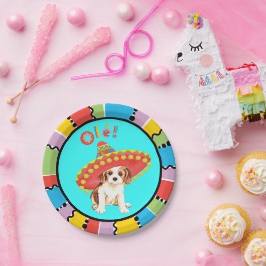 Fiesta-Kavalier Pappteller (Party)