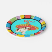 Fiesta-Kavalier Pappteller (Schrägansicht)