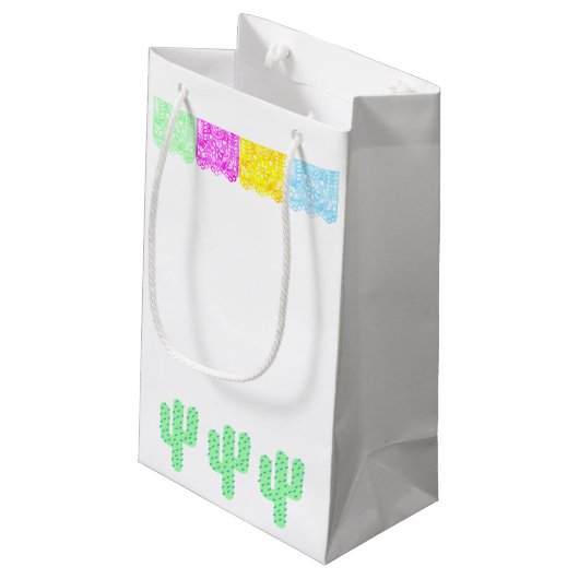 Fiesta Kleine Geschenktüte (Rückseite Schrägansicht)