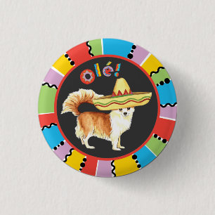 Fiesta-lange Mantel-Chihuahua Button