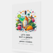 Fiesta "Let's Taco 'Bout a Couples Shower" Willkom Acrylschild (Winkel)