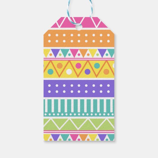 Fiesta Llama Birthday Party Alpaca Vielen Dank Geschenkanhänger (Rückseite)