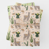 Fiesta Llama Cactus Geschenkpapier Set (Beispiel)