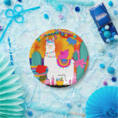 Fiesta Llama Cinco De Mayo Birthday Party Pappteller (Party)