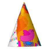 Fiesta Llama Cinco De Mayo Birthday Party Partyhütchen (Vorderseite)