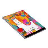 Fiesta Llama Cinco De Mayo Frische Pasta machen Notizblock (Rechte Seite)