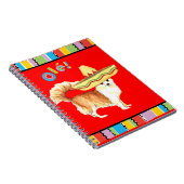 Fiesta Long Coat Chihuahua Notizblock (Rechte Seite)