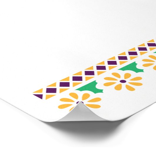 Fiesta Lovebirds Poster (Ecke)