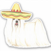 Fiesta Maltese Vinyl Sticker (Vorderseite)