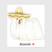 Fiesta Maltese Vinyl Sticker (Blatt)