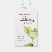 Fiesta Margarita Paare Dusche Geschenkanhänger (Vorderseite)