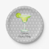 Fiesta, Margarita Tag, Geburtstag, Papierplatte Pappteller (Vorderseite)