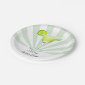 Fiesta, Margarita Tag, Geburtstag, Papierplatte Pappteller (Schrägansicht)