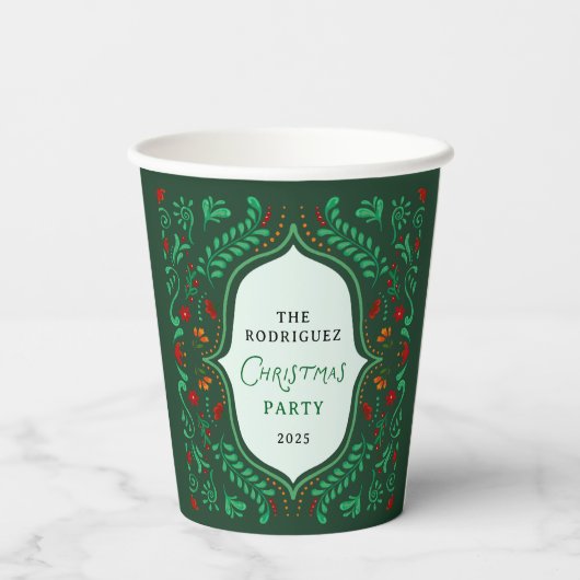 Fiesta Merry Christmas Pappbecher (Rückseite)