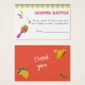 Fiesta Mexican Baby Duwer Diaper Raffle (Vorne & Hinten)