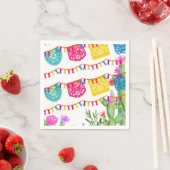 Fiesta Mexican Banners Floral Cactus Napkins Serviette (Beispiel)