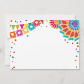 Fiesta Mexican Birthday Cactus Boy Einladung (Rückseite)