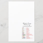 Fiesta Mexican Brautparty Game PRINTED (Rückseite)