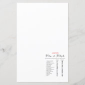 Fiesta Mexican Brautparty Game PRINTED (Rückseite)