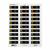 Fiesta Mexican Cinco De Mayo Party Address Labels (Vorne)