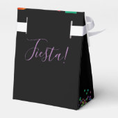 Fiesta Mexican Floral Cactus Wedding Geschenkschachtel (Rückseite)