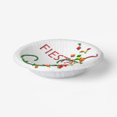 Fiesta Mexican Hot Paprikaschoten Party Pappteller (Gewinkelt)