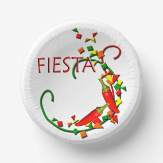 Fiesta Mexican Hot Paprikaschoten Party Pappteller