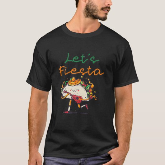 Fiesta Mexican Outfit Cinco De Mayo Kostüm T-Shirt (Vorderseite)