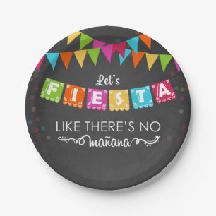 Fiesta Mexican Paper Plate Party Mañana Geburtsta Pappteller