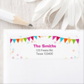 Fiesta Mexican Return Address Label (Insitu)