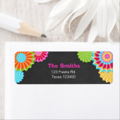 Fiesta Mexican Return Address Label (Insitu)