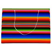 Fiesta Mexican Serape Große Geschenktüte (Vorderseite)