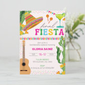 Fiesta Mexican Vibrant Bachelorette Weekend Einladung (Stehend Vorderseite)