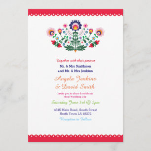 Fiesta Mexican Wedding Party - farbenfrohe Einladu Einladung