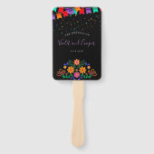 Fiesta Mexican Wedding Vielen Dank Fächer (Vorderseite)