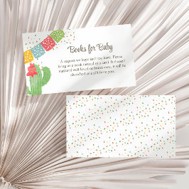 Fiesta Mexicana Cactus Confetti Bücher für Baby Begleitkarte