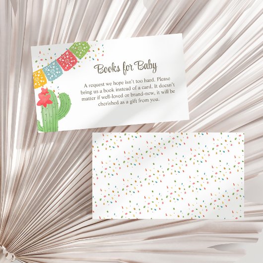 Fiesta Mexicana Cactus Confetti Bücher für Baby Begleitkarte